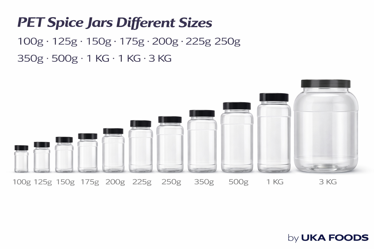 PET Spice Jars